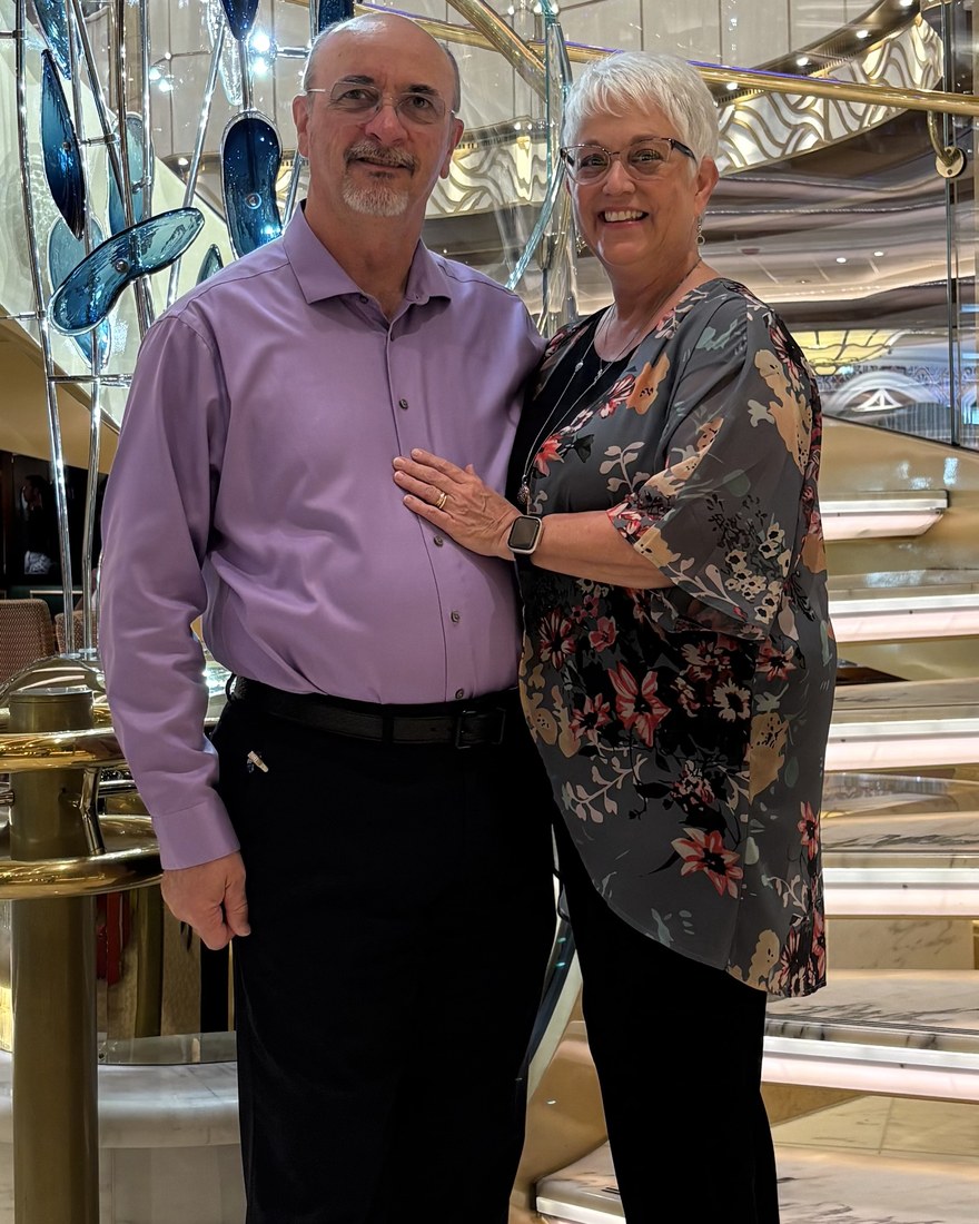 Stephen M. Robinson and his wife, Sharon